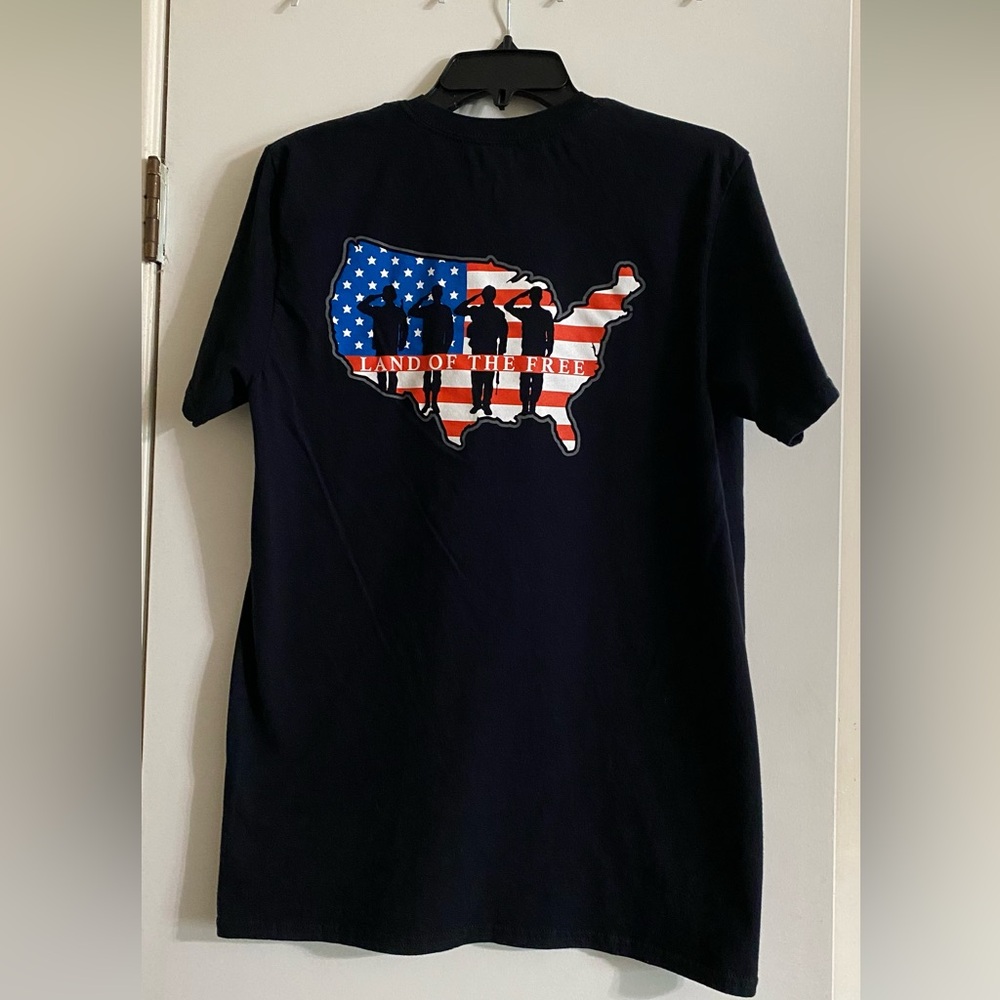 5.11 Tactical Navy Tee with Blue Emblem medium - Picture 2 of 5